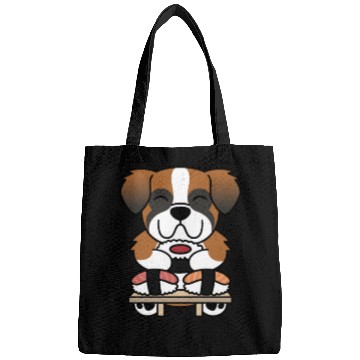 Discover Sushi Lover Saint Bernard Bags