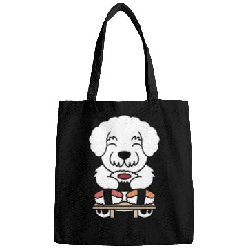 Discover Sushi Lover Bichon Frise Bags