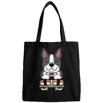 Discover Sushi Lover Boston Terrier Bags