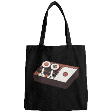 Discover Sushi Bento Box Australian Shepherd Bags