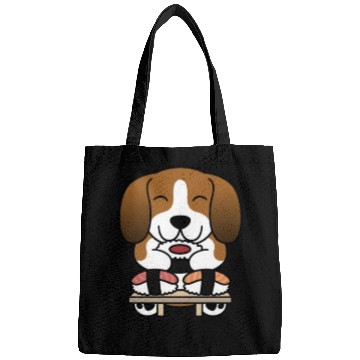 Discover Sushi Lover Basset Hound Bags