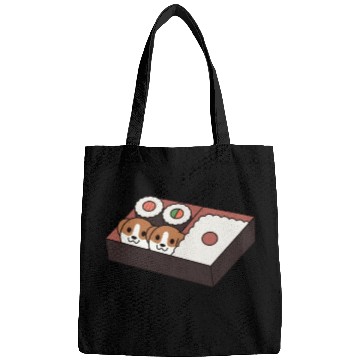 Discover Sushi Bento Box Beagle Bags