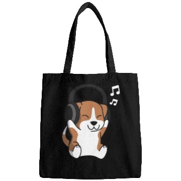 Discover Music Lover Beagle Bags