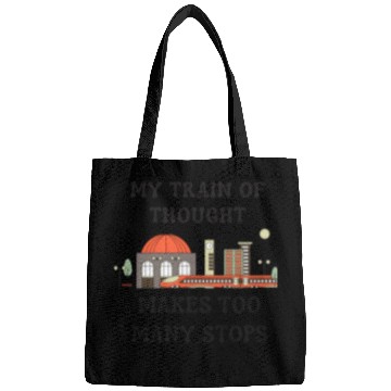 Discover My Train of Thought Bags