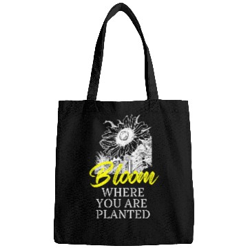 Discover Black Minimalist Inspirational Quote Bags