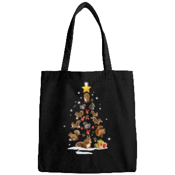 Discover Squirrel Christmas Tree Squirrel Xmas Funny Gift Bags