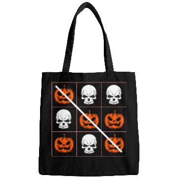 Discover Halloween Three in a Row Game Pumpkin Skulls Bags