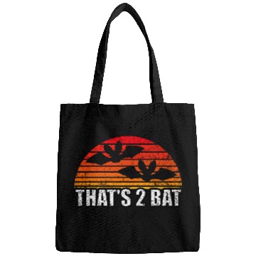 Discover That's 2 Bat, Halloween Bat Pun Bags