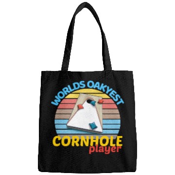 Discover worlds oakyest cornhole player two Bags