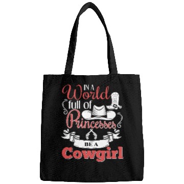Discover Funnier Be A Cowgirl Saying Design Bags