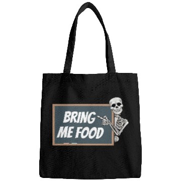 Discover Bring Me Food Please, Blackboard Skeleton Teacher Bags