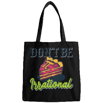Discover Don't Be Irrational Retro Pi Day Math Teacher Bags