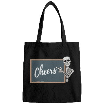 Discover Cheers Crayon Blackboard Skeleton Teacher Bags