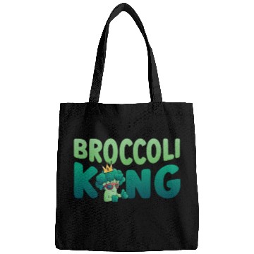 Discover Broccoli King Vegetarian Vegetable Veggies Vegan Bags