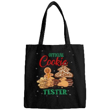 Discover Official Cookie Taster Christmas Cute Holiday Bags