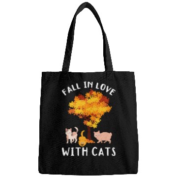 Discover Fall Women Cat Lover Autumn Bags
