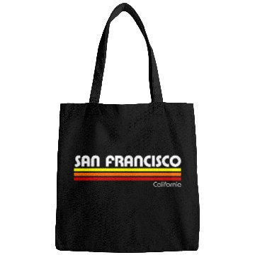 Discover San Francisco California Retro Bags