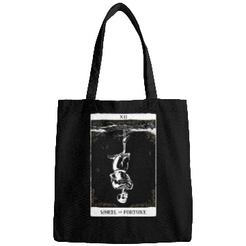 Discover Wheel of Fortune Tarot Card Occult Goth Halloween Bags
