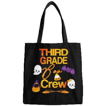 Discover Halloween Third Grade Cute Boo Crew For Teacher Bags