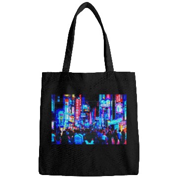Discover Japan City skyline Aesthetic Edit Bags