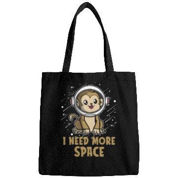 Discover Monkey Astronaut I Need More Space Bags