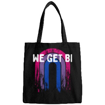 Discover We Get Bi Bisexual LGBTQ Bi Pride LGBT Positivity Bags