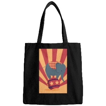 Discover Retro Elephant Unicyclist Gift Bags