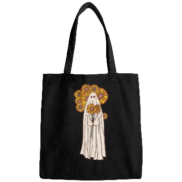 Discover Floral Ghost Bride Ghost Spooky Bachelorette Bags