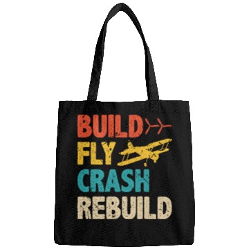 Discover Build Fly Crash RC Plane Pilot Model Airplane Bags