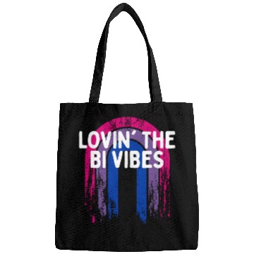 Discover Lovin' the Bi Vibes Bisexual LGBTQ Bi Pride LGBT Bags