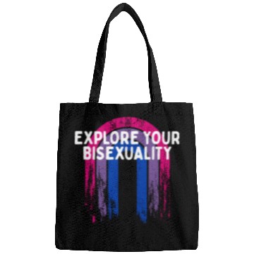Discover Explore Your Bisexuality Bisexual LGBTQ Bi Pride Bags
