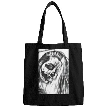 Discover Demonic Girl Black White Bags