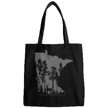Discover Proud Minnesota Deer Hunter State Map Outline Bags
