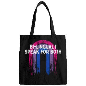 Discover Bi-lingual I Speak for Both Bisexual Pride Month Bags