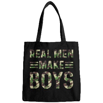 Discover Boy Daddy Announcement - Real Men Make Boys Daddy Bags