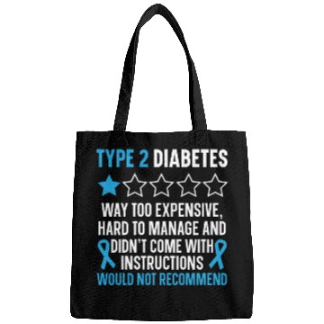 Discover Type 2 Diabetes T2D Warrior Diabetes Awareness Bags