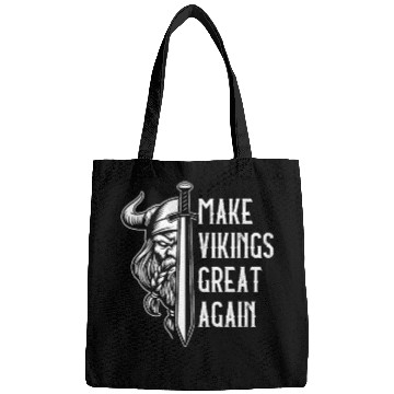 Discover Make Vikings Great Again Valhalla Pagan Norsemen Bags