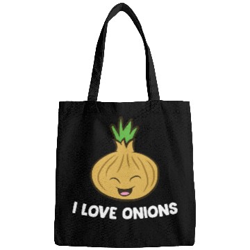 Discover Onion - I love onions Bags