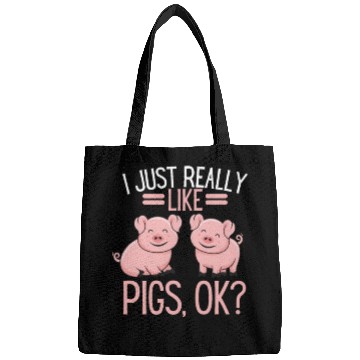Discover Farm Animal Lover Farmer Funny Gift Pig Bags