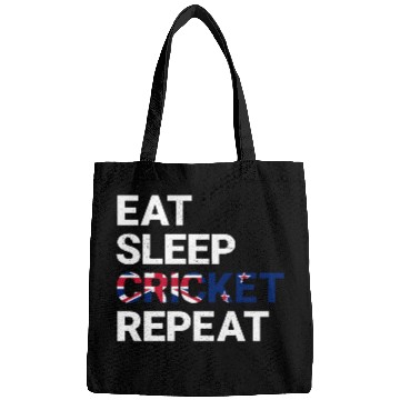 Discover Eat Sleep Cricket Repeat NZ Flag Sports Gift Bags