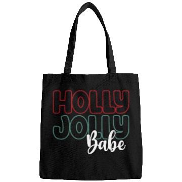 Discover Holly jolly babe Bags