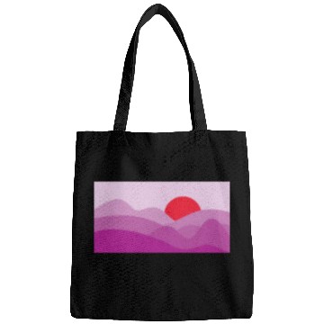 Discover Minimalist Sun Fandango Purple Bags