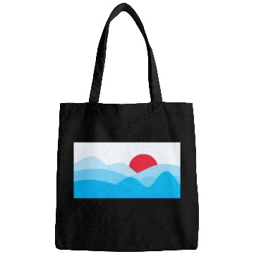 Discover Minimalist Sun Light Blue Bags