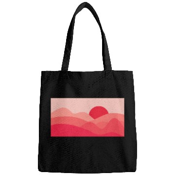 Discover Minimalist Sun Rose Red Bags