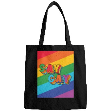 Discover LBGT Flag Gay Pride Human Vintage Rainbow Bags