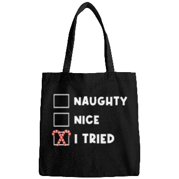 Discover Candy Cane Naughty, Nice, I Tried Checklist Bags