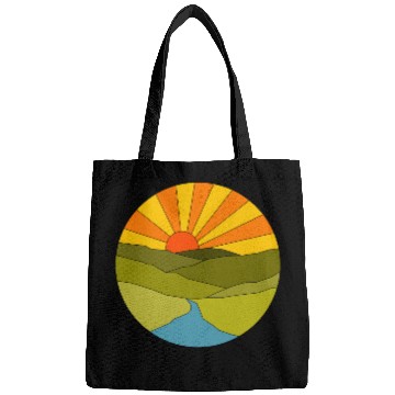 Discover Sunrise geometrical Bags