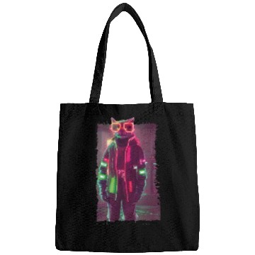 Discover Cyberpunk Cat Bags