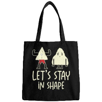 Discover Gym Cute Motivational Geometric Shapes Working Out Bags