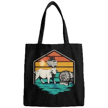 Discover Beer Drinking Goat Men Beer Lover Bags